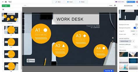 prezi|Presentation software and online presentation tools .